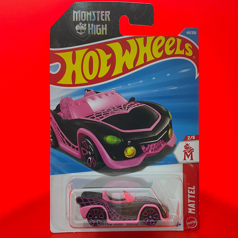 Hot Wheels Basic - Monster High - Ghoul Mobile (pink & black)