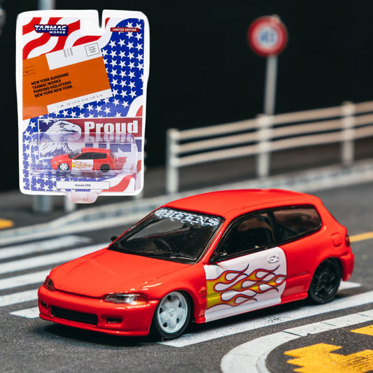 Tarmac Works - Honda Civic EG6 New York Sunshine - HOBBY64