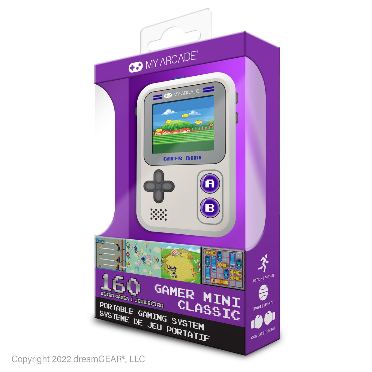My Arcade - Portable Gaming system (160 games)