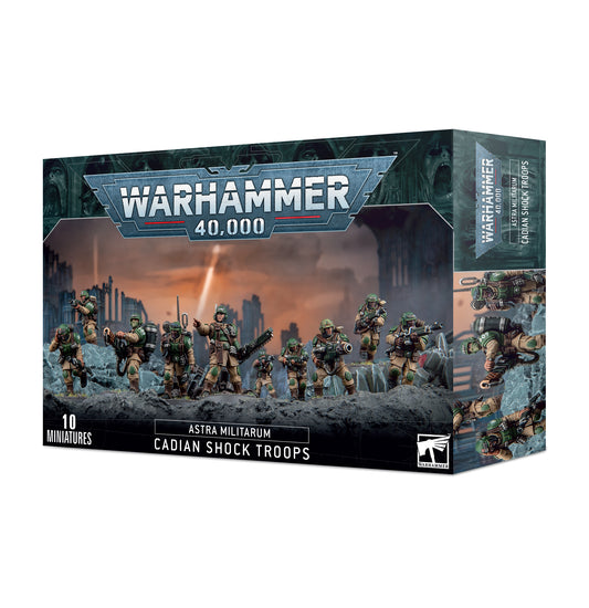 Astra Militarum - Cadian Shock Troops Miniatures