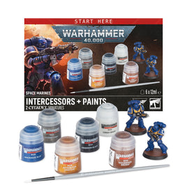 Warhammer 40K - Warhammer 40K Paints + Intercessors