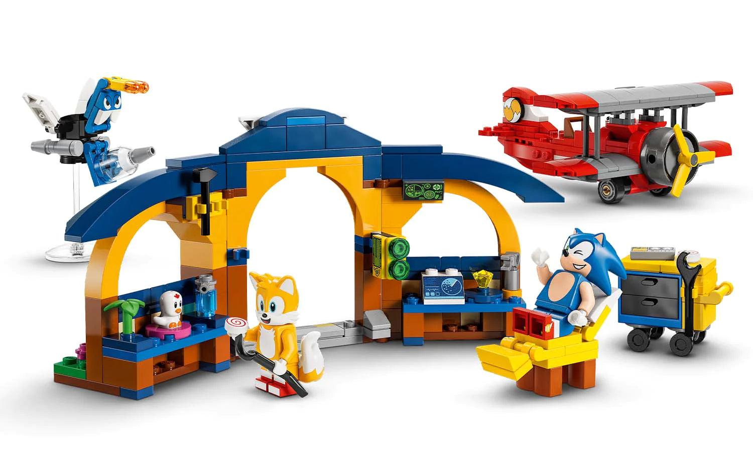 LEGO Sonic the Hedgehog Tails' Workshop and Tornado Plane 76991 Buildi