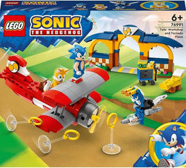 LEGO Sonic the Hedgehog Tails’ Workshop and Tornado Plane 76991 Building Toy Set (376 Pieces)