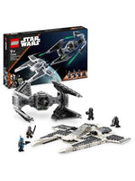 LEGO Star Wars Mandalorian Fang Fighter vs. TIE Interceptor 75348 Building Toy Set (957 Pieces)