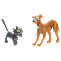 The Simpsons -  Whole family and Pets (7 figs) - (6cm articulated minifigures)