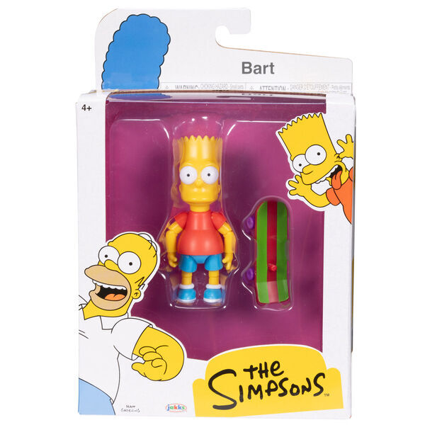 The Simpsons -  Bart with Skateboard (13cm)