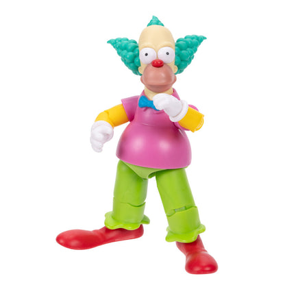 The Simpsons -  Krusty the Clown with Mic stand (13cm)
