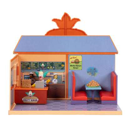 The Simpsons -  Krusty Burger Diorama / Set (With Krusty)