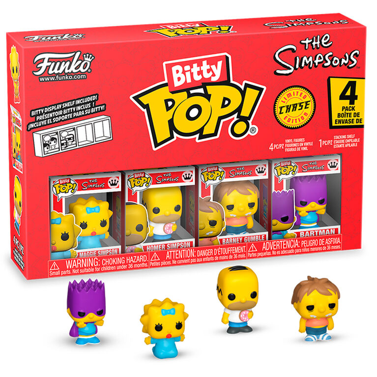 Funko - Bitty Pop - The Simpsons, Maggie Multipack (4)