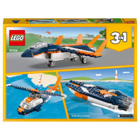 LEGO Creator 3 in 1 Supersonic Jet - 31126