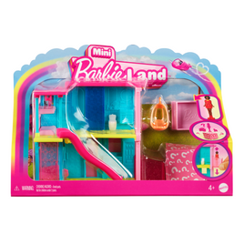 Barbie Mini Barbieland Doll House Playsets With 1.5-Inch Doll, Furniture & Accessories (Styles May Vary)