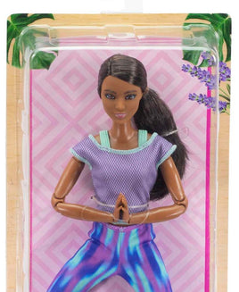 Barbie Made To Move Brunette Purple