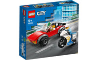LEGO City Police Bike Car Chase 60392 Building Toy Set (59 Pieces)