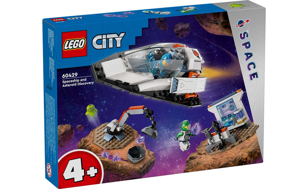 LEGO SPACE - SPACESHIP AND ASTEROID DISCOVERY - (60429) - 126 Pieces ...