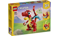 LEGO CREATOR - RED DRAGON (3 in 1) - (31145) - 149 pieces