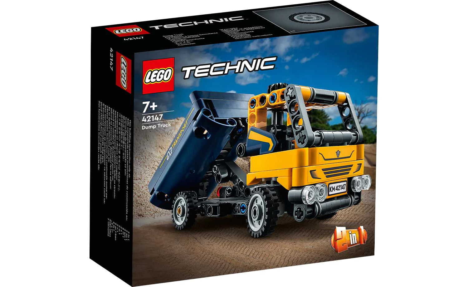 LEGO Technic Dump Truck 42147 Building Toy Set 177 Pieces Toyclick