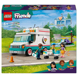 LEGO Friends Heartlake City Hospital Ambulance 42613 Building Toy Cars - 344 Pieces