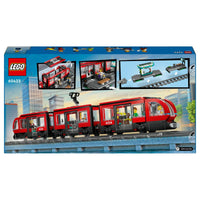 LEGO® City Downtown Tram and Station Toy Set 60423