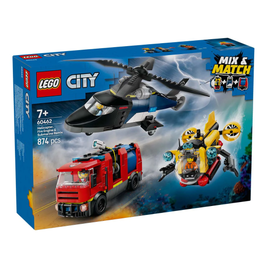 Lego City - Helicopter, Fire Truck, Submarine - (60462)