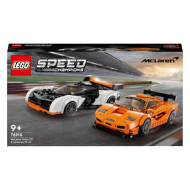 LEGO Speed Champions McLaren Solus GT and McLaren F1 LM 76918 Building Toy Cars (581 Pieces)