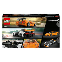 LEGO Speed Champions McLaren Solus GT and McLaren F1 LM 76918 Building Toy Cars (581 Pieces)