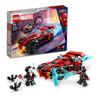 LEGO Marvel Spider-man Miles Morales vs. Morbius 76244 Building Toy Set (220 Pieces)