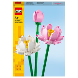 LEGO Icons Lotus Flowers  Building Blocks Toy Set Flowers Botanical Collection (40647)