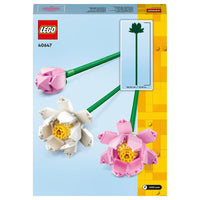 LEGO Icons Lotus Flowers  Building Blocks Toy Set Flowers Botanical Collection (40647)