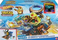 Hot Wheels - Monster Trucks Arena Smashers Mega Wrex vs Crushzilla and Gorzilla scale 1:64