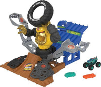 Hot Wheels - Monster Trucks Arena Smashers Mega Wrex vs Crushzilla and Gorzilla scale 1:64