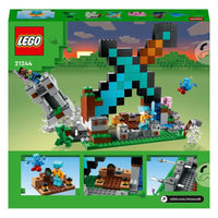 LEGO Minecraft The Sword Outpost 21244 Building Toy Set (427 Pieces)