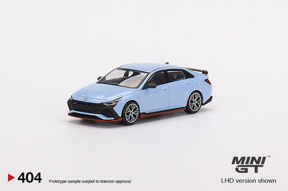 MINI GT 404 - Hyundai Elantra Performance Blue scale 1:64