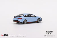 MINI GT 404 - Hyundai Elantra Performance Blue scale 1:64