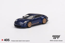 Mini GT - Porsche 911 (992) GT3 Touring Gentian Blue Metallic - 405 1:64