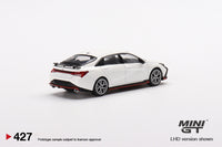 Mini GT 427 - Hyundai Elantra Ceramic White - Scale 1:64