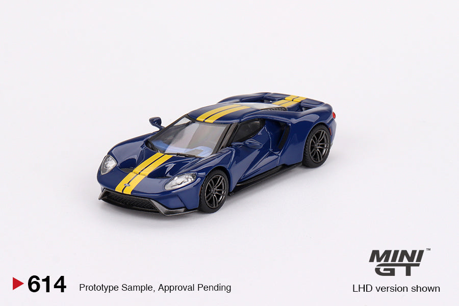 Mini GT 614 - Ford GT Sunoco Blue scale 1:64