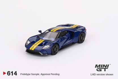 Mini GT 614 - Ford GT Sunoco Blue scale 1:64