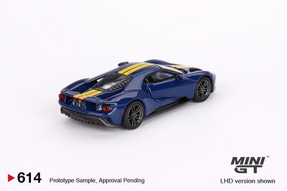 Mini GT 614 - Ford GT Sunoco Blue scale 1:64