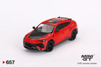 Mini GT Lamborghini - Lamborghini Urus Performante Rosso Mars 657 scale 1:64