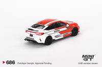 Mini GT 686 - Honda Civic Type R 2023 Pace Car Red scale 1:64