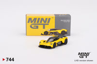 Mini GT 744 - Aston Martin Valkyrie Sunburst Yellow scale 1:64