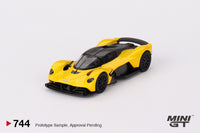 Mini GT 744 - Aston Martin Valkyrie Sunburst Yellow scale 1:64