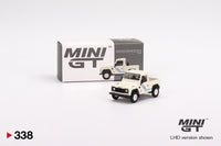 Mini GT - Land Rover Defender 90 Pickup White - 338