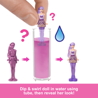 Barbie Mini Barbieland Color Reveal Dolls, 1.5-Inch Doll With Surprise Water Reveal (MYSTERY  ITEM)