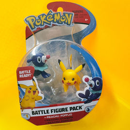 Pokémon Battle Figures - Pikachu & Popplio