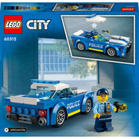 LEGO City Police Car 60312 Building Toy Cars (94 Pieces)