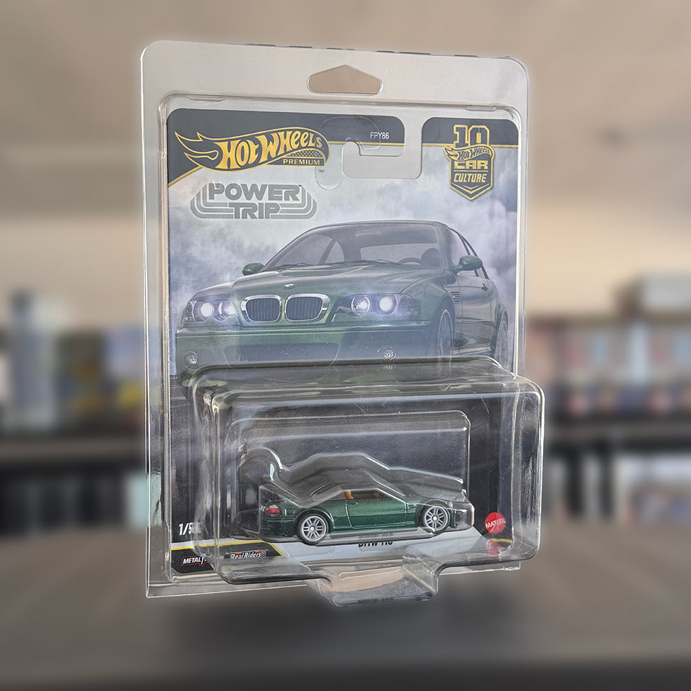 EvoRetro - Hot Wheels Premium Long Card Clam-Shell Protector (car not included)