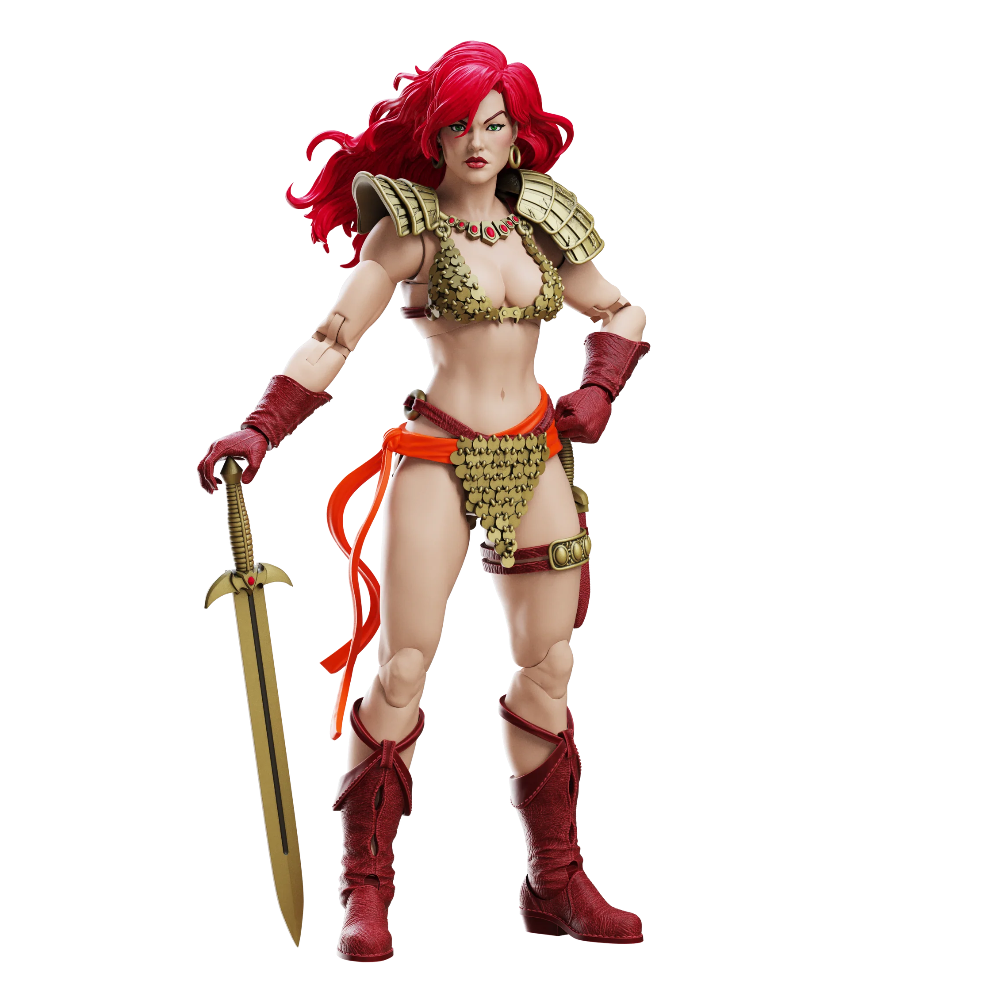 Red Sonja - Limited Edition Gold And Red - Epic Hacks Figure (1:12)