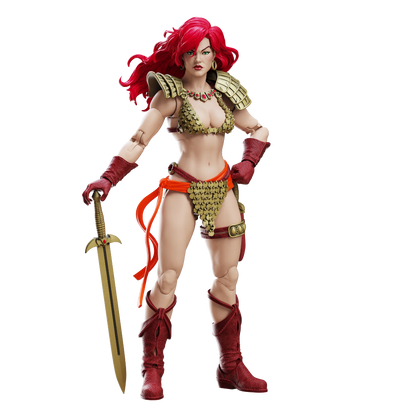 Red Sonja - Limited Edition Gold And Red - Epic Hacks Figure (1:12)
