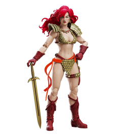 Red Sonja - Limited Edition Gold And Red - Epic Hacks Figure (1:12)